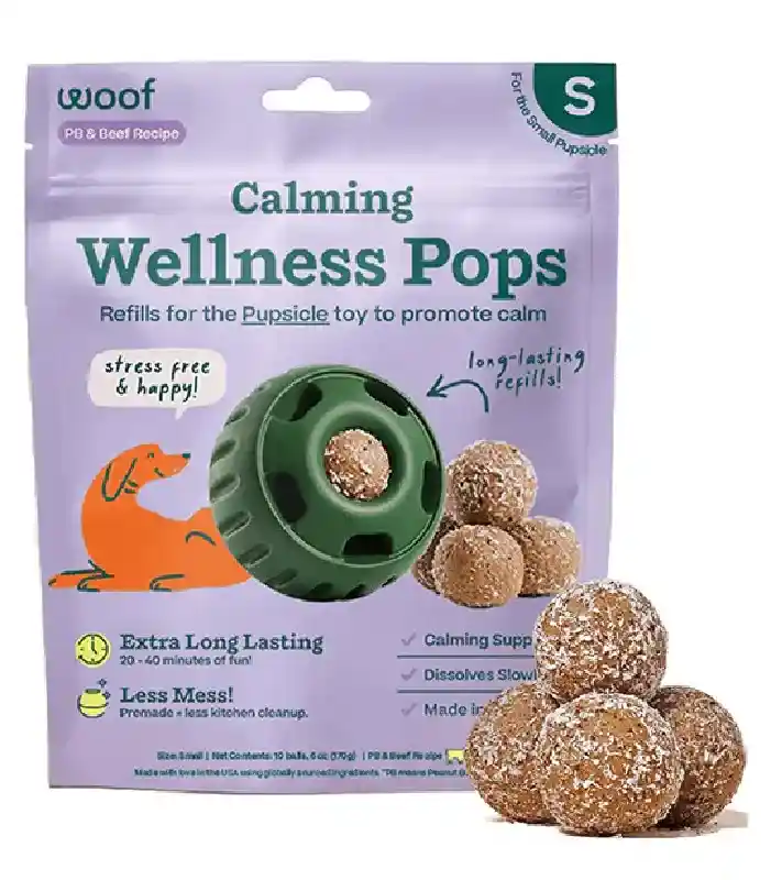 Woof Treat Calming Small Pops 6.5 Oz