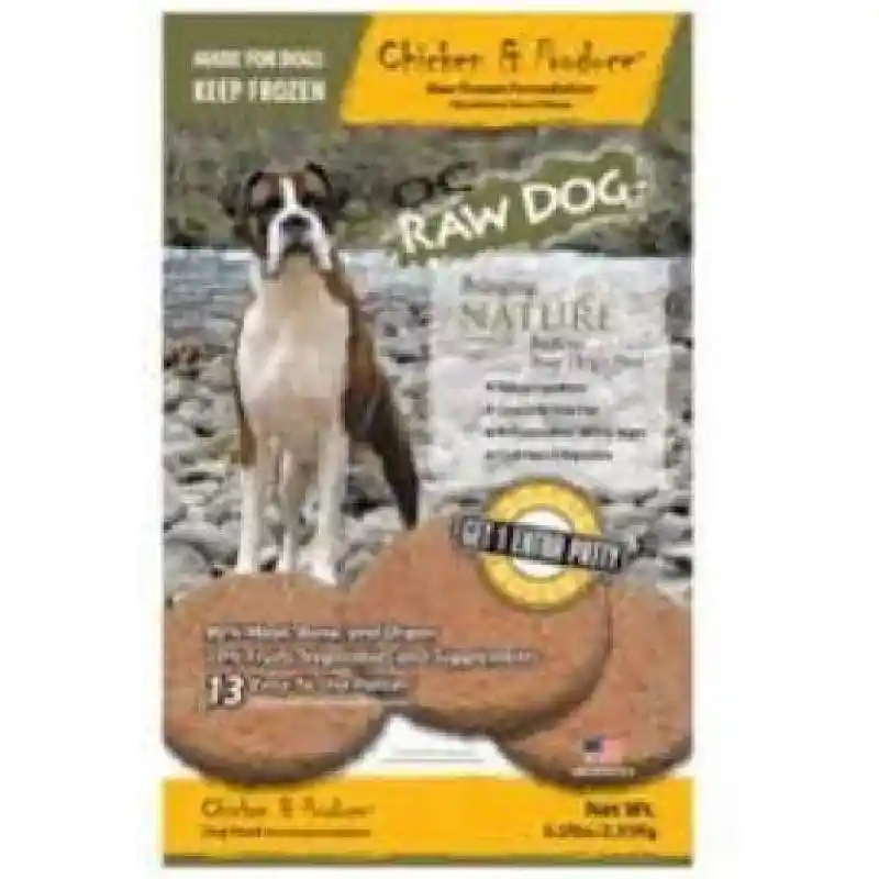 OC Raw Dog Frozen Chicken Sliders 4lb
