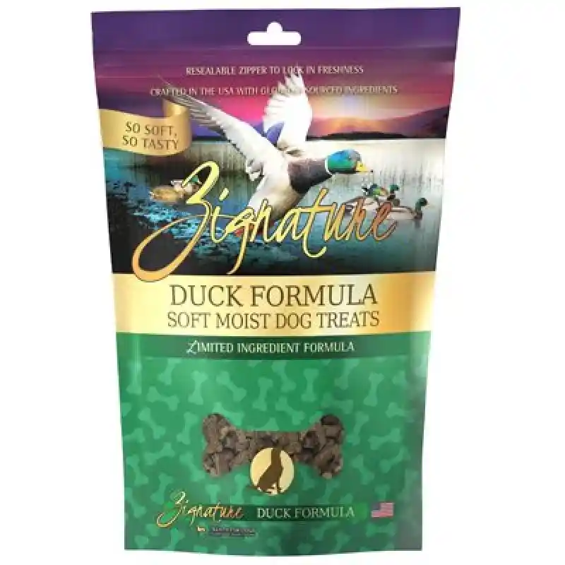 Zignature Soft Dog Treats Duck