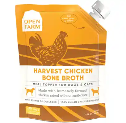 Open Farm Dog Bone Broth Ckn 12-oz