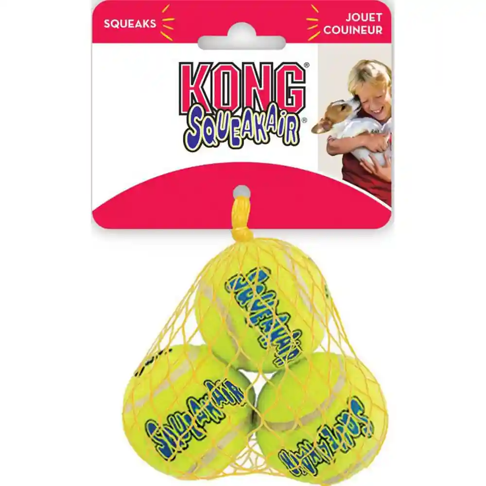 Kong Air D Tennis Ball Sm 3-ct