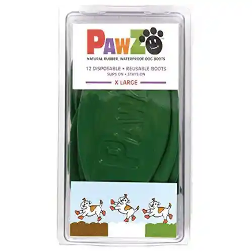 Pawz Waterproof Boots Dk Green XLarge