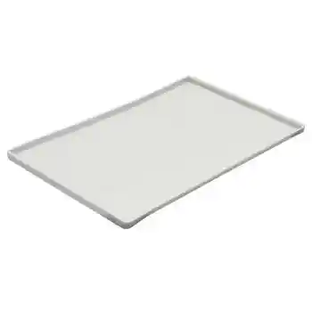 Messy Mutts Silicone Food Mat Lt. Grey Medium