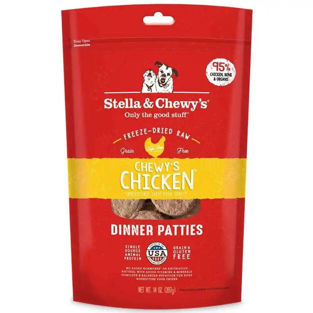 Stella & Chewy FD Ckn Dinner Patties 14-oz