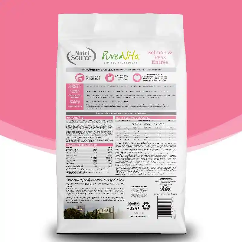 Pure Vita Cat Slmn Grain Free 15#