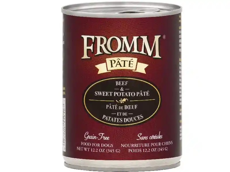Fromm Dog Can GF Pate' Bf Swt Pot