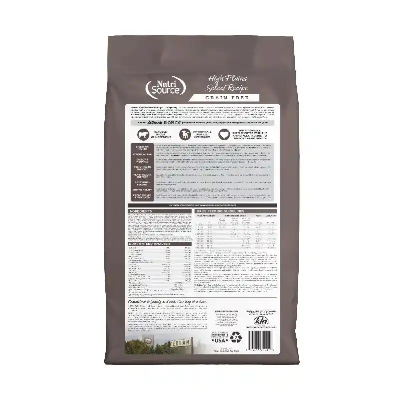 NutriSource Dog High Plains 4#