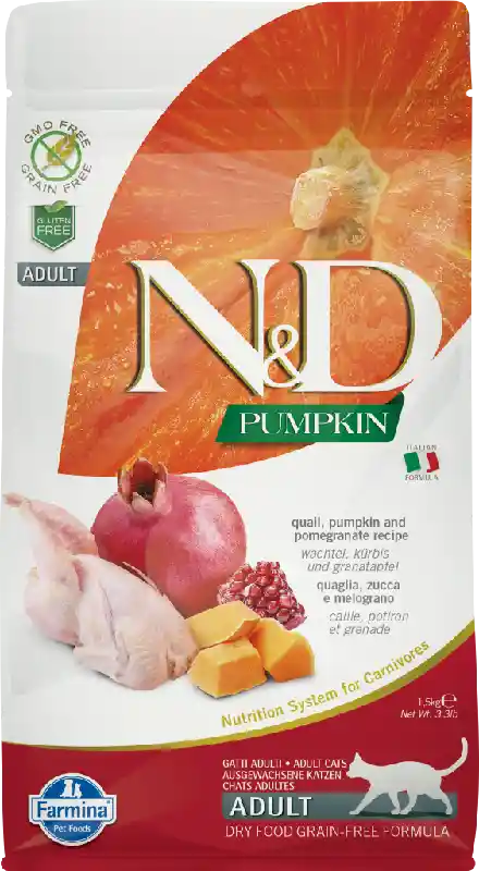 Farmina Cat Adult Pumpkin Quail 11#