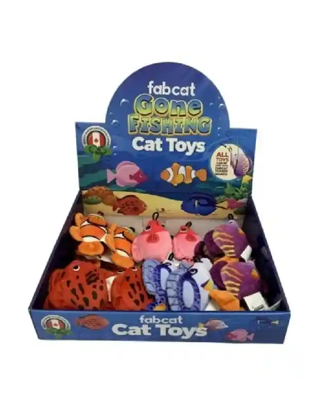 Fab Cat Gone Fishing Cat Toy