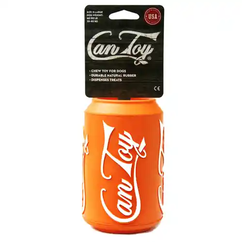 Soda Pup Can Toy Orange Squeeze XLarge