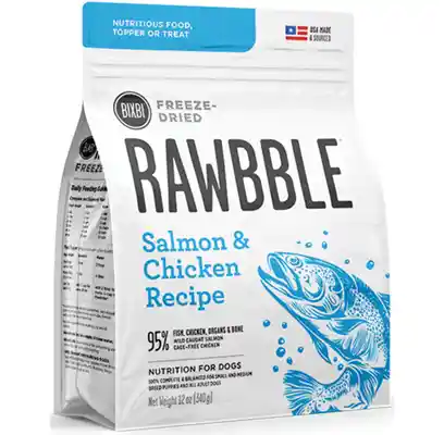 Bixbi Dog FD Rawbble Slmn/Chi 12-oz