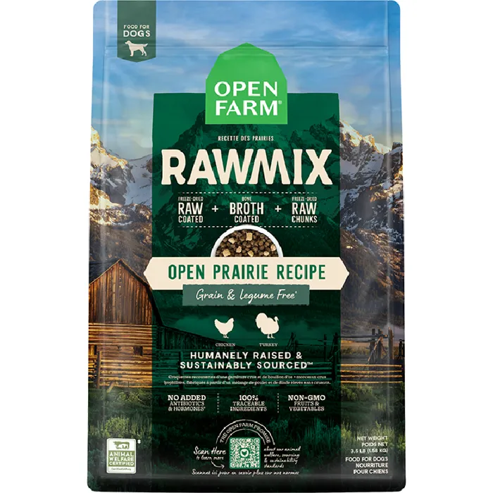 Open Farm Dog Rawmix Open Prairie GF 20lb