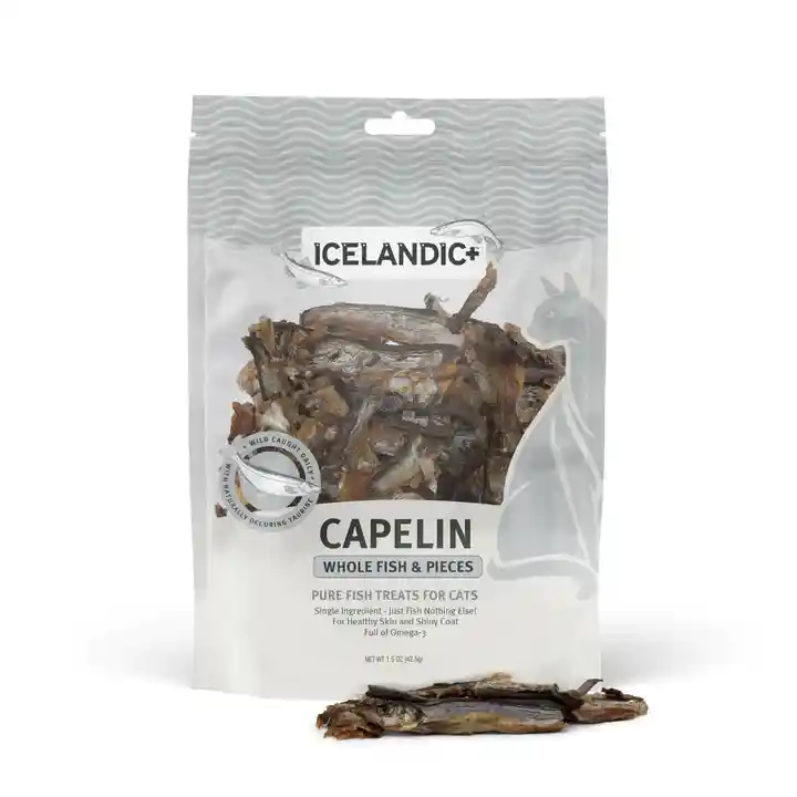 Icelandic Plus Cat Treat Whole Capelin 1.5-oz