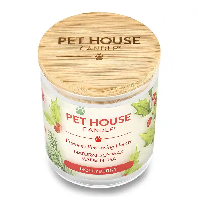 Pet House Candle Winter HollyBerry