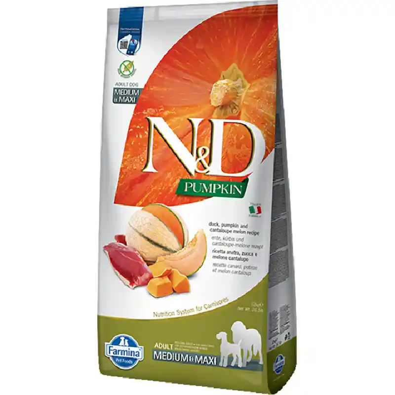 Farmina Dog Adult Ppkn Duck & Cantaloupe Medium/Maxi 26.4#