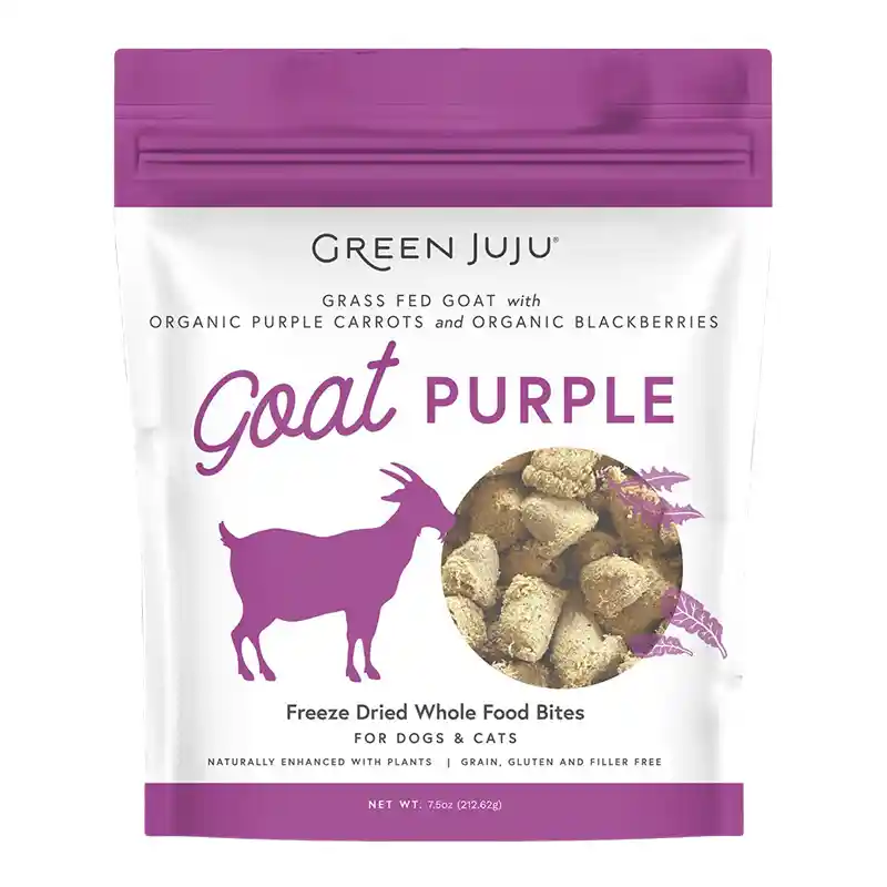 Green Juju Dog Cat Topper Goat Purple Fd 7.5oz 6=cs