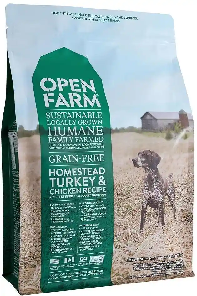 Open Farm Dog GF Homestead Trky 22#