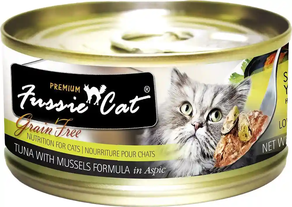Fussie Cat Can Tuna & Mussels 2.82-oz