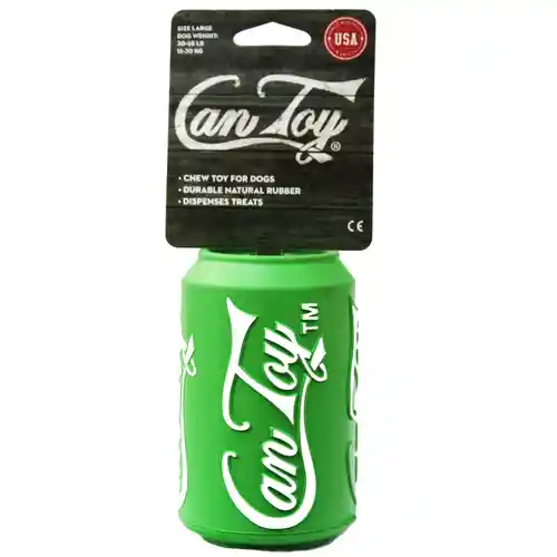 Soda Pup Can Toy Lemon Lime Green Large