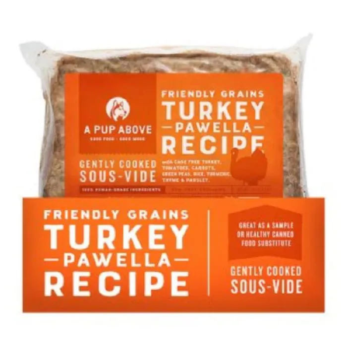 A Pup Above Turkey Pawella Friendly Grains Gently Cooked Dog Food 1-lb