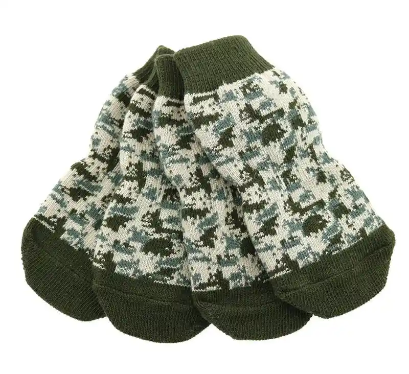 Doggie Design Non Skid Green Camo XS