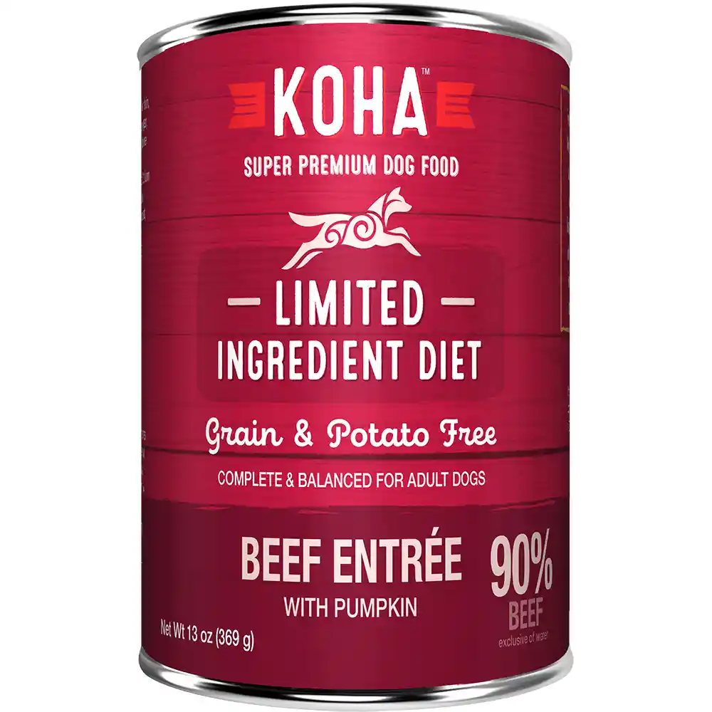 Koha Dog Can LID Bf Entree 13-oz