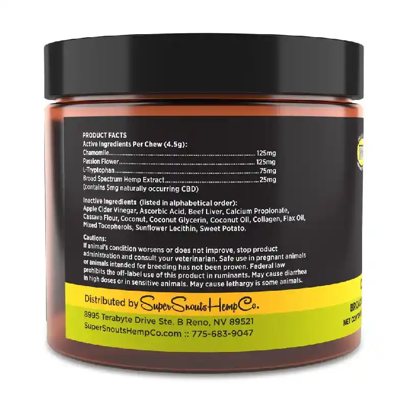 Super Snouts CBD Soft Chew Chill+Out 60ct
