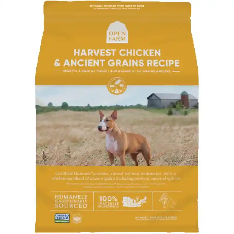 Open Farm Dog Dry Harvest Chicken Ancient Grain 22#