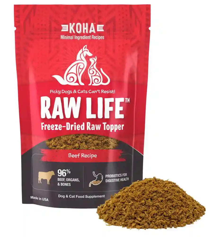 Koha Raw Life FD Topper Bf 8-oz