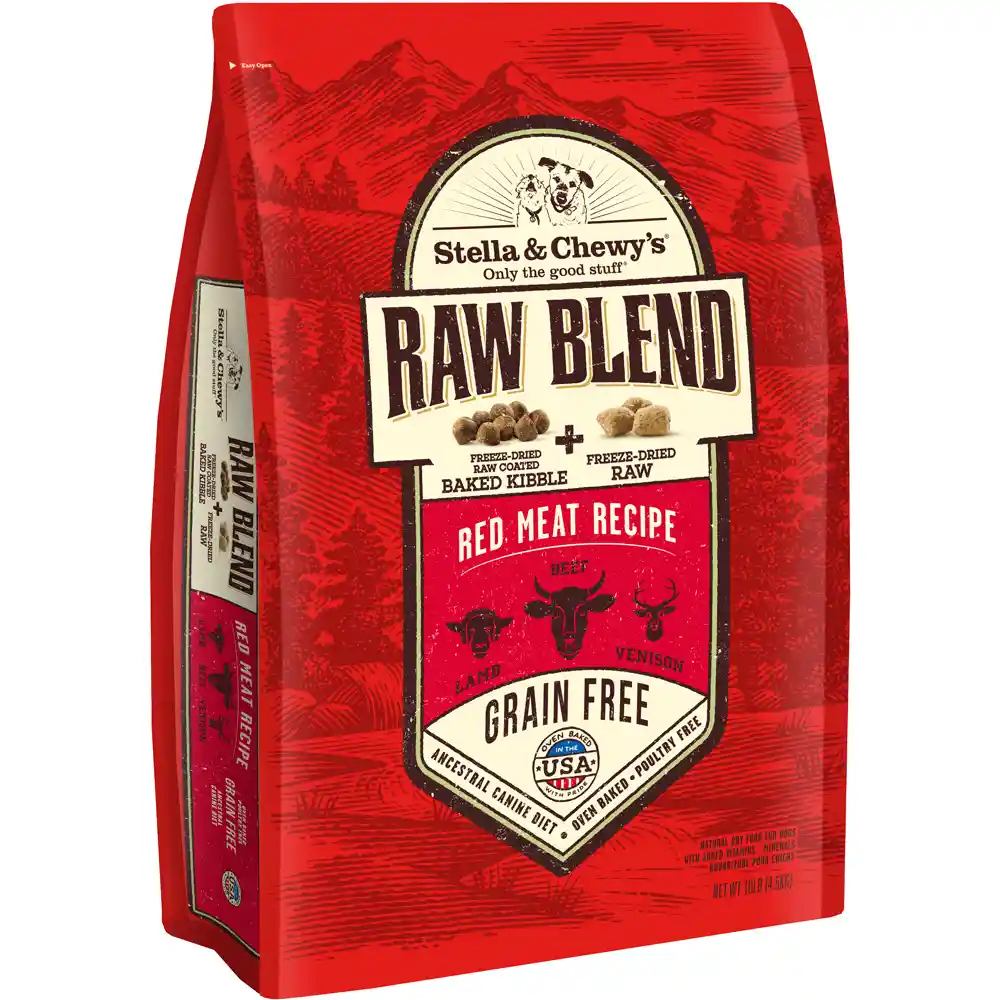 Stella & Chewy Dog Raw Blend Red Meat Bf, Lamb, Vensn 10#
