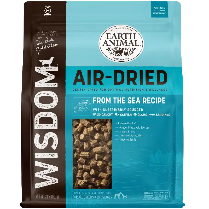 Earth Animal Dog Food Wisdom Air Dried From The Sea 2#