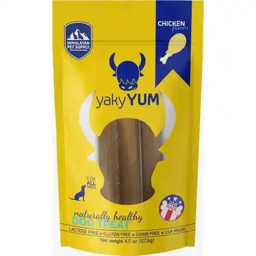 Himalayan Dog Chew Yaky Yum Chicken Dog Treats 3 Count Pack