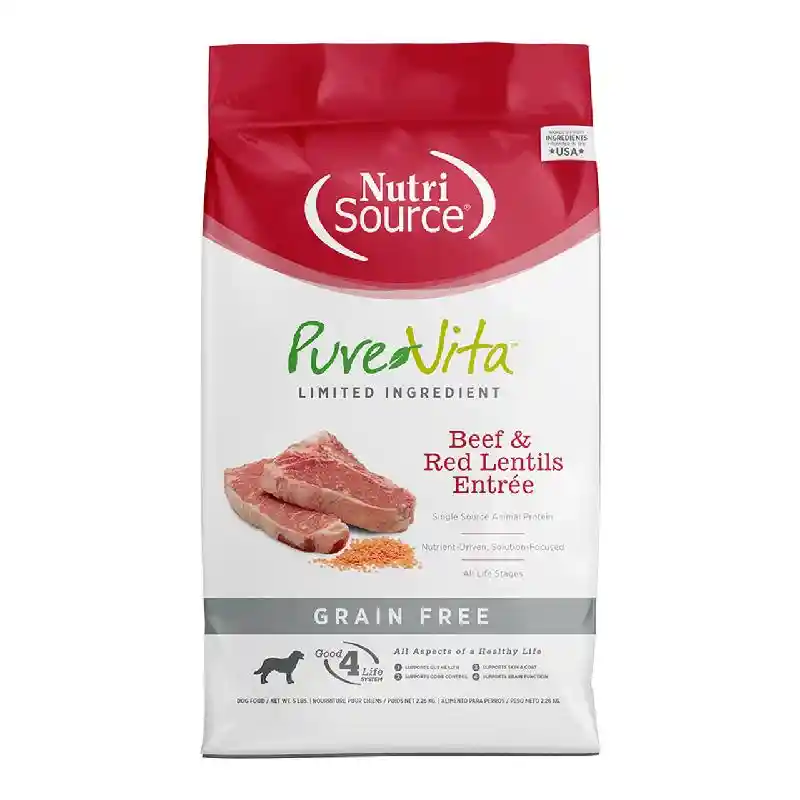 Pure Vita Dog Bf & Lentil 25#