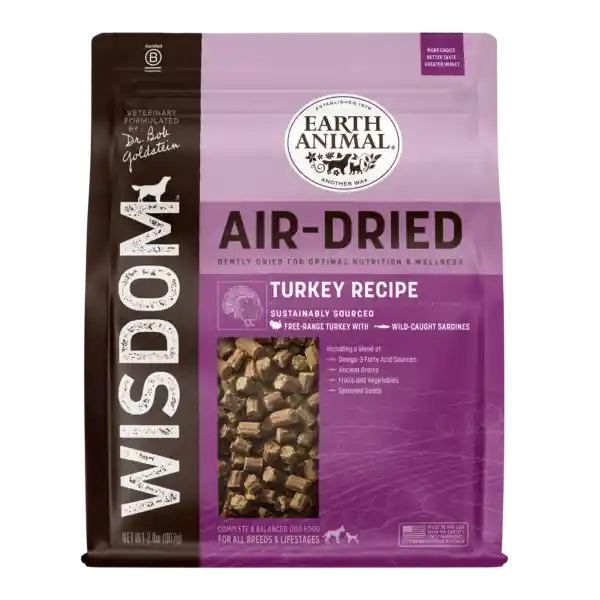 Earth Animal Dog Food Wisdom Air Dried Trky 2#