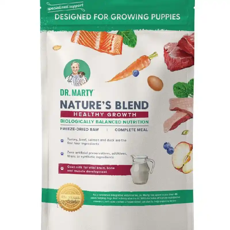 Dr Marty Dog FD Raw Nat Blend Puppy 16-oz