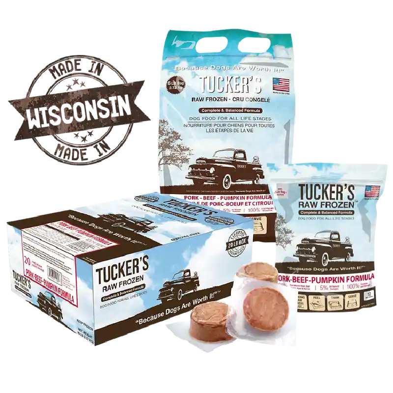 Tucker's Dog Frozen Pork Bison Pumpkin 20#
