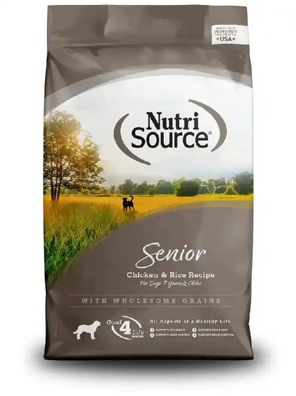 NutriSource Dog Ckn & Rice Senior 26#