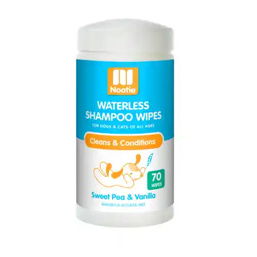 Nootie Waterless Grooming Wipe Swt Pea Vanilla