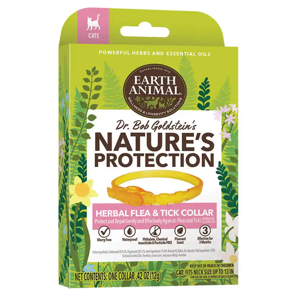 Earth Animal Flea & Tick Cat Collar up to To 13"
