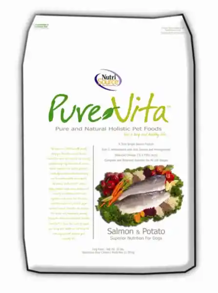 Pure Vita Dog Slmn & Pot 5-lb