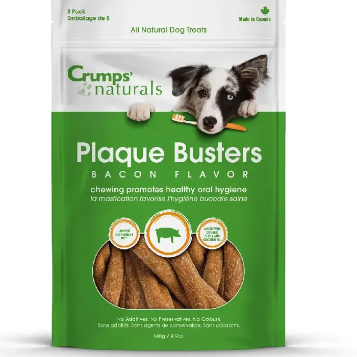 Crumps Plaque Busters Bacon 7" 8-pk