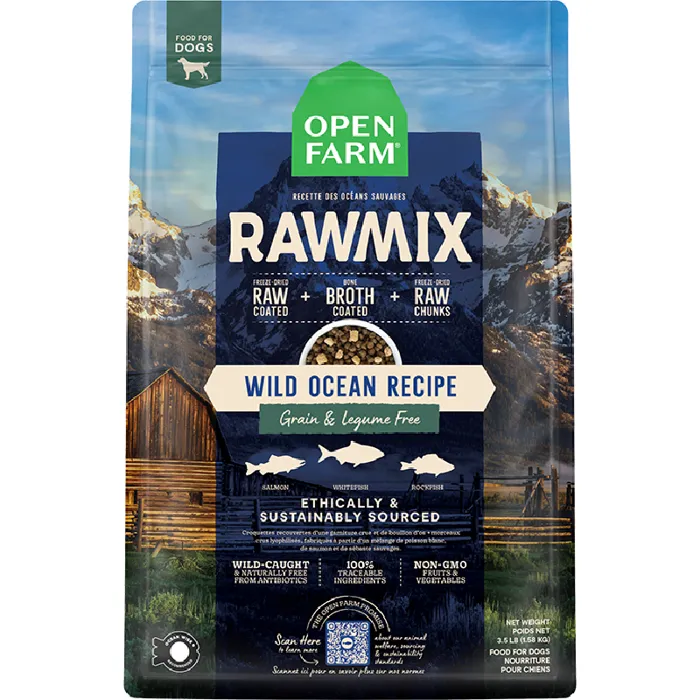 Open Farm Dog Rawmix Wild Ocean GF 20lb