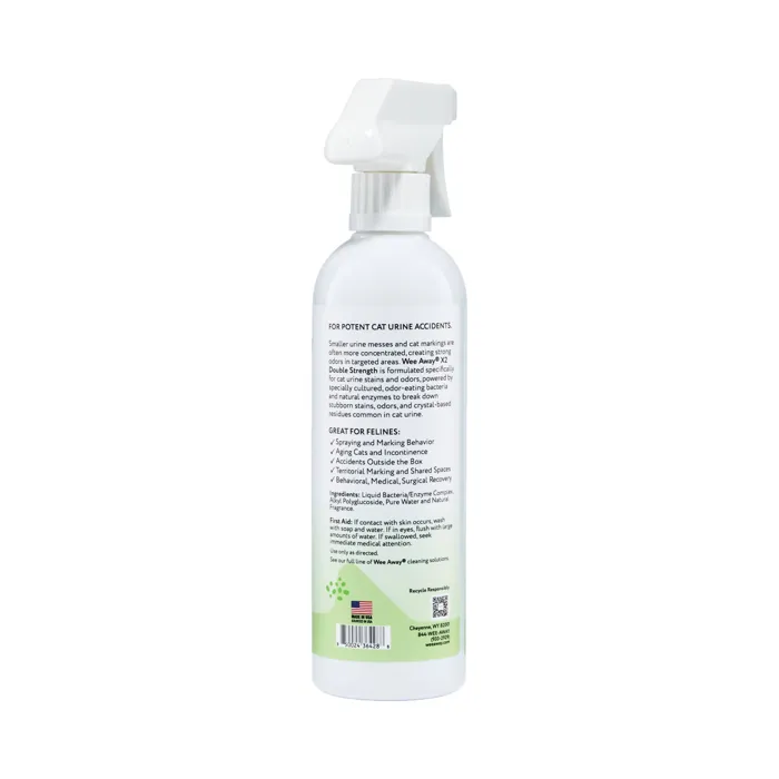 Wee Away X2 Cat Green Tea Stain Remover 16 oz side