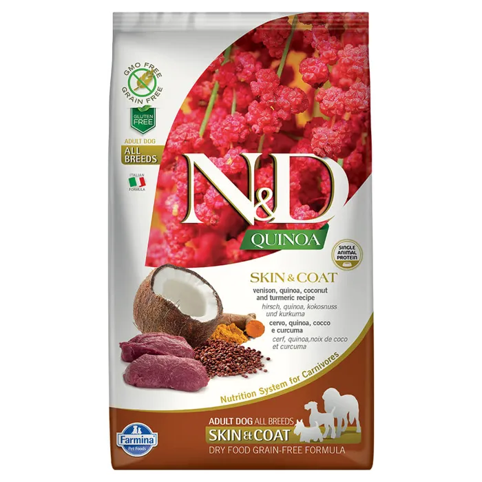 Farmina 15.4 Lb Dog Dry Quinoa Skin Coat Veni Med Maxi Gf Ea
