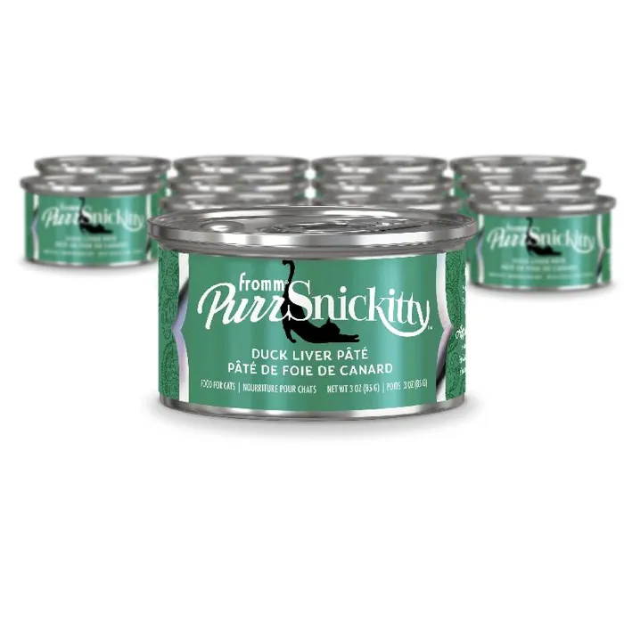 Fromm Cat Canned Purrsnickitty Pate Duck Liver 3oz