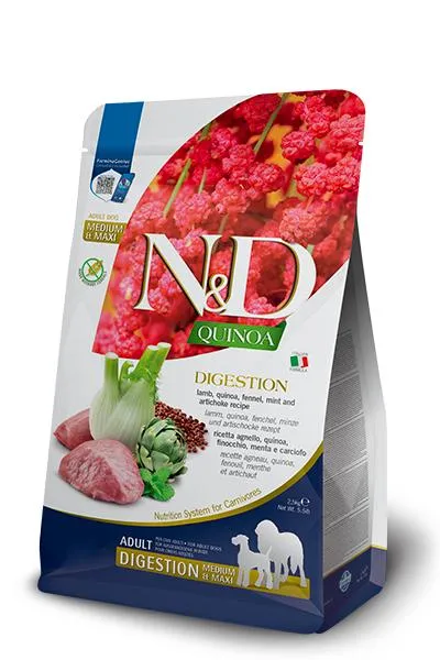 Farmina Dog Adult Quinoa GF LID Digestion Lamb 15.4Lb