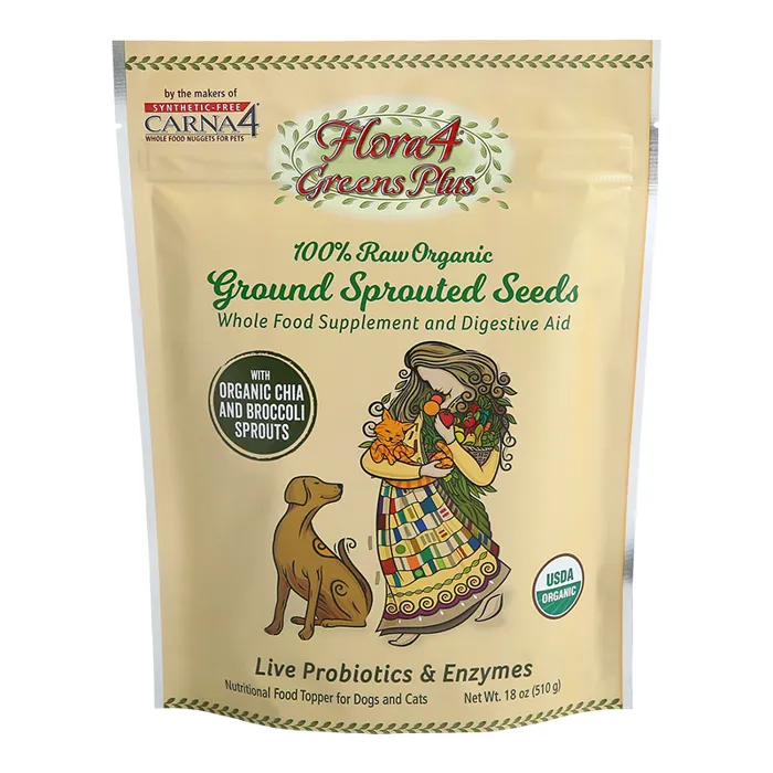Flora4 Sprouted Seeds 18 Oz W Chia/broccoli