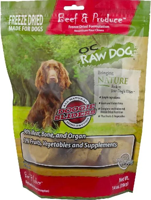 OC Raw Dog Freeze Dried Beef Sliders