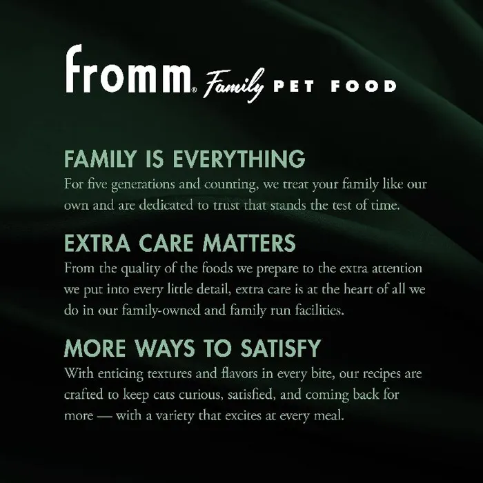 Fromm Cat Canned Purrsnickitty Pate' Duck Stew 3oz