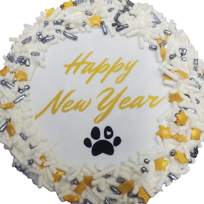 K9 Granola Factory Cake Happy New Year